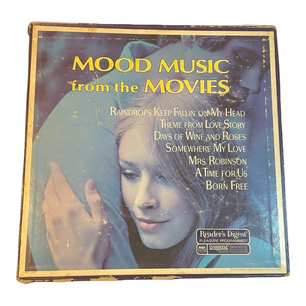 Reader's Digest Mood Music from the Movies Vinyl 6 LP Box Set RCA 1971 Record